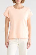 C & C California Cassandra Sunwashed Relaxed Cotton T-Shirt
