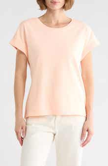 C & C California Cassandra Sunwashed Relaxed Cotton T-Shirt