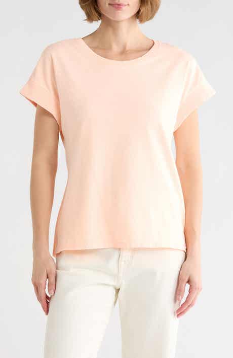 C & C California Cassandra Sunwashed Relaxed Cotton T-Shirt