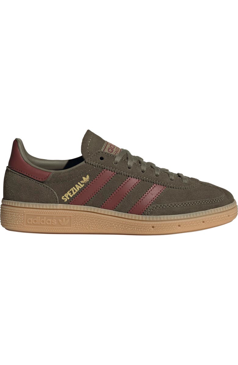 adidas Kids' Handball Spezial Sneaker, Alternate, color, Olive/ Cream/ Brown