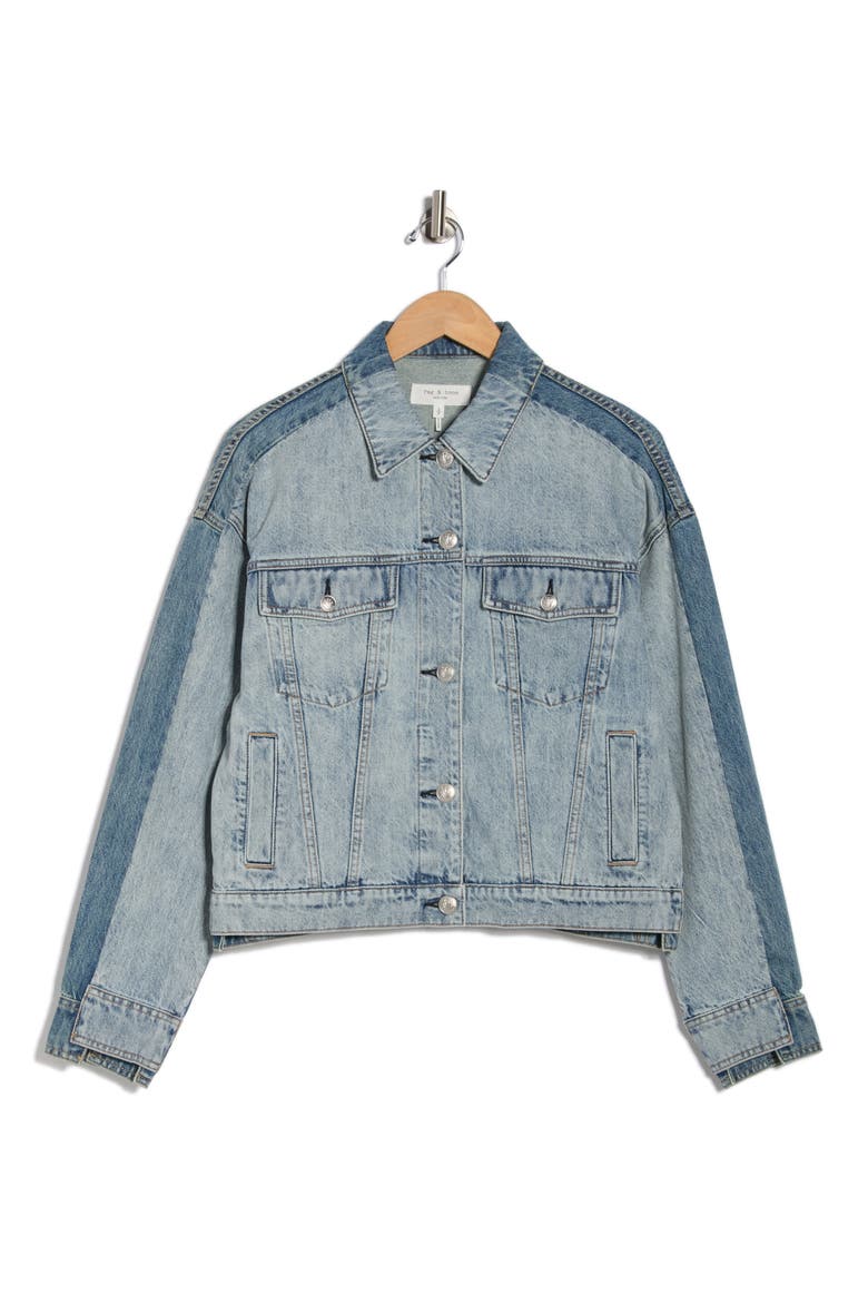 Ryan Paneled Denim Jacket, Alternate, color, YKSPL