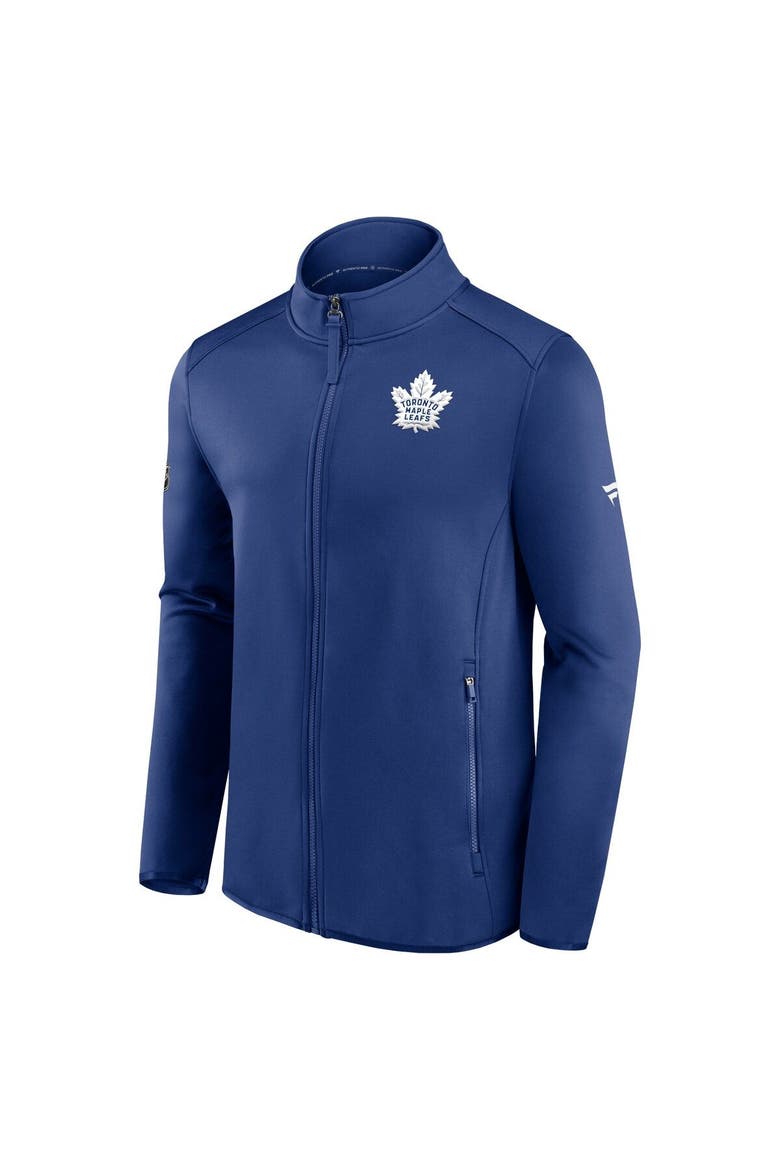 Men's Fanatics Branded Blue Toronto Maple Leafs Authentic Pro Rink Fleece Full-Zip Jacket, Alternate, color, Blue