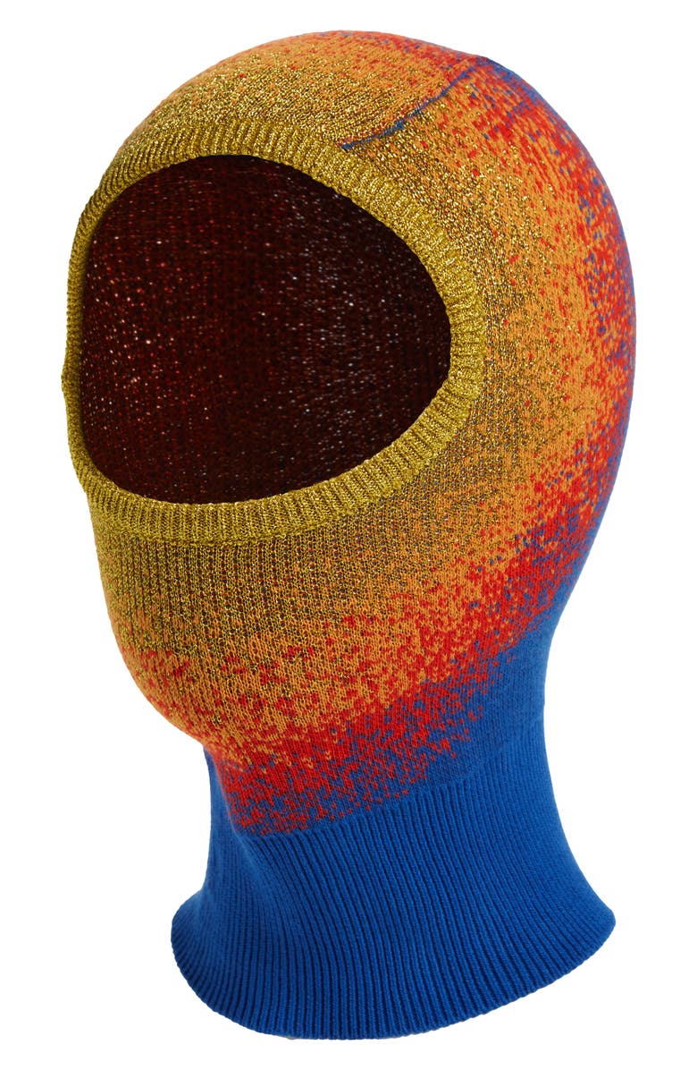 Y/Project Gradient Jacquard Cotton Blend Balaclava, Main, color,