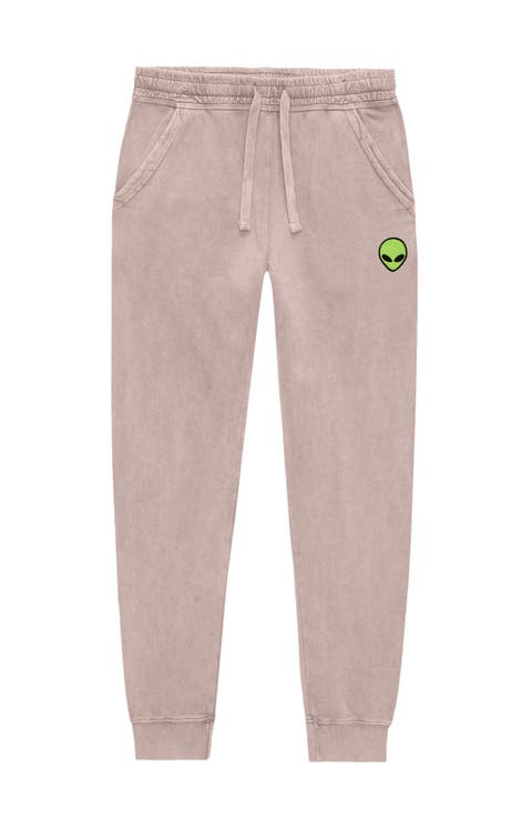 Mens Alien Midweight Fleece Washed Jogger Pant