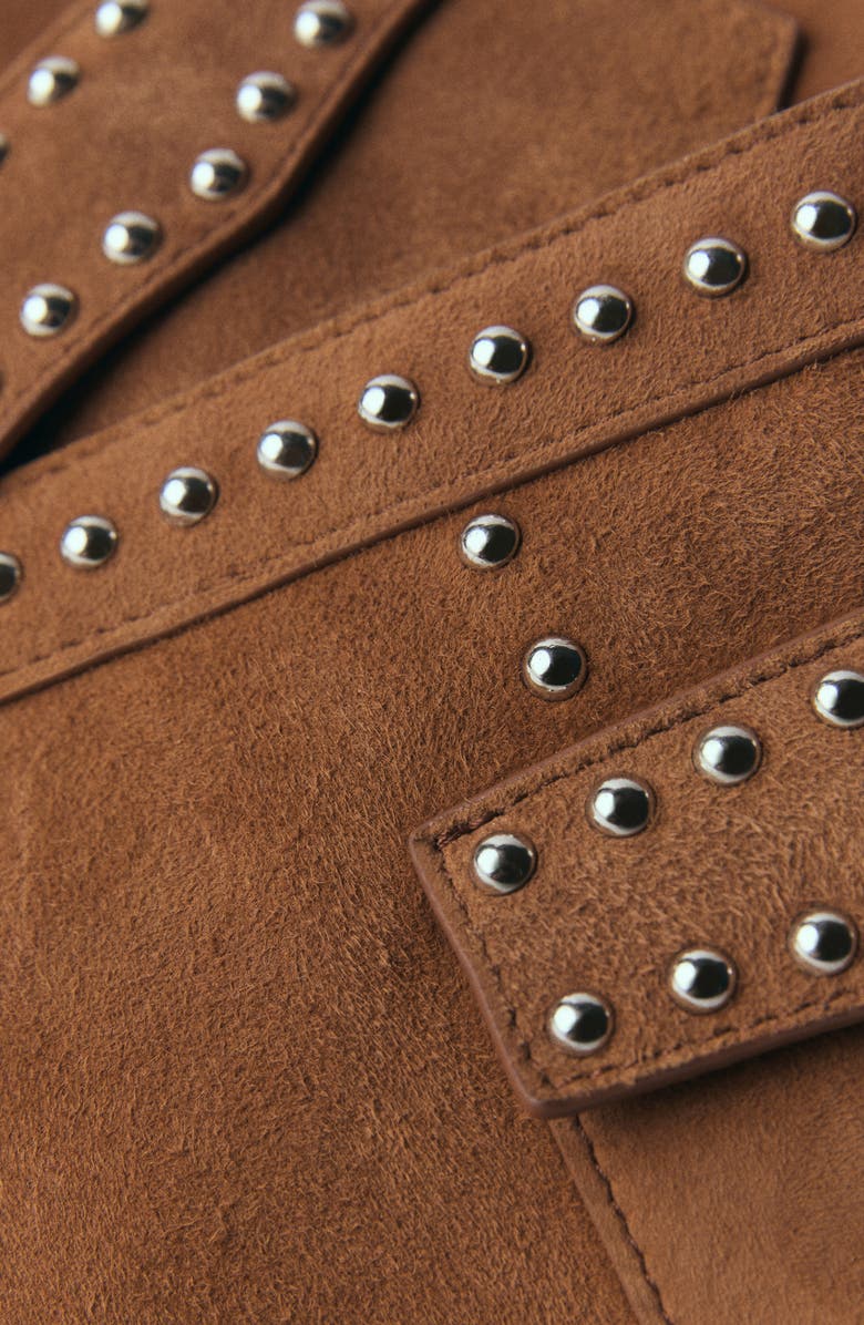 MANGO Leather Belt, Alternate, color, 