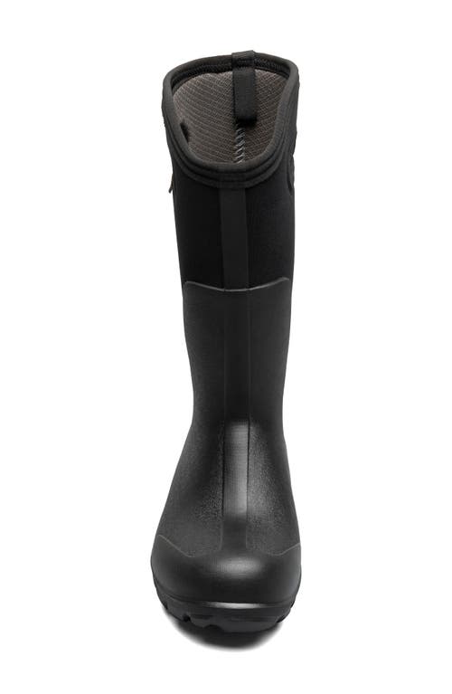 Bogs Neo Classic Tall Wide Calf 72561w-001 Black Snow Boots Zap849 In Black