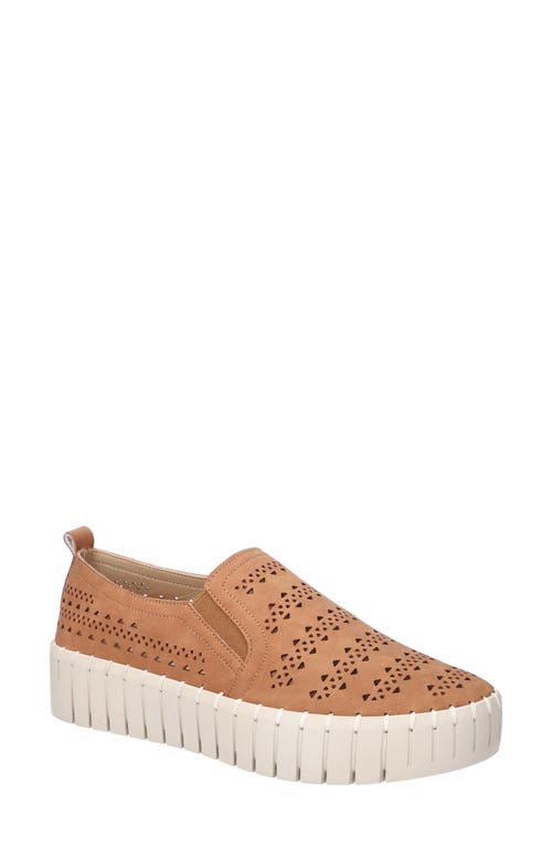 Easy Street Women's Peppy Slip-on Platform Sneakers In Tan