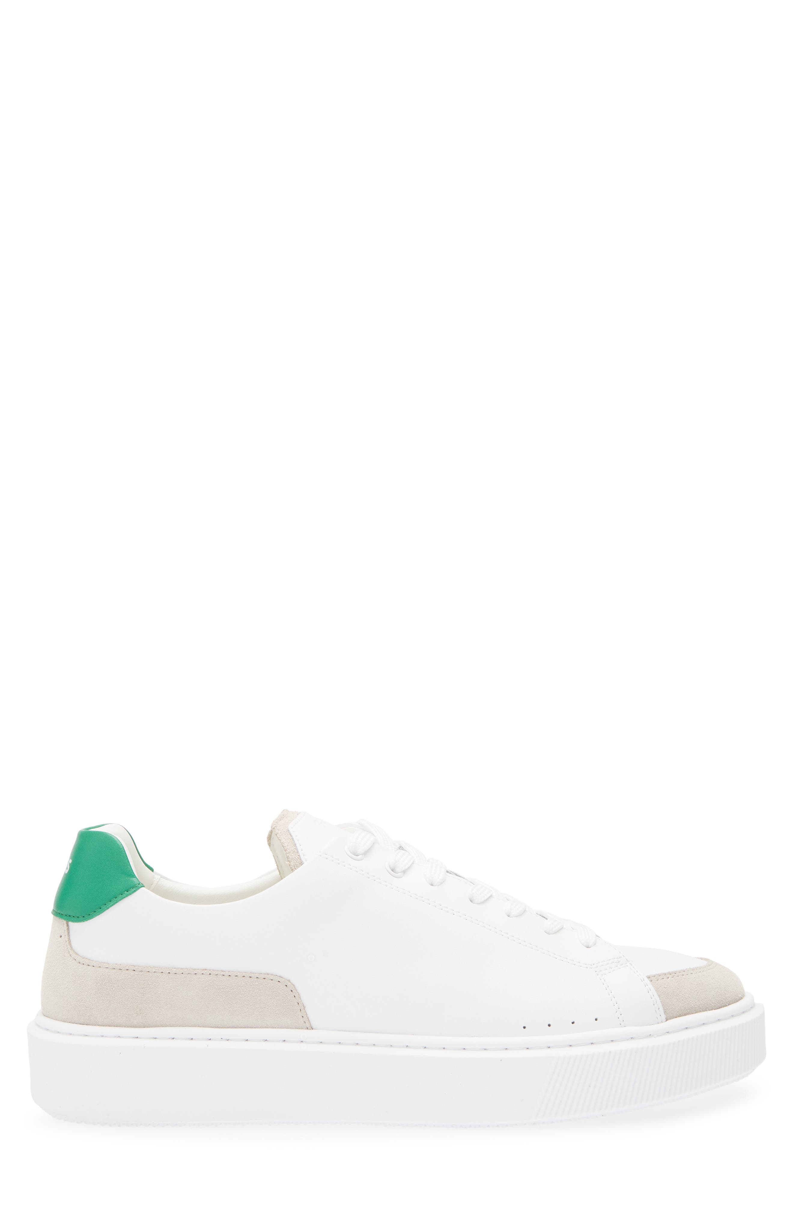 BOSS Colyn Derby Sneaker, Alternate, color, White / Green