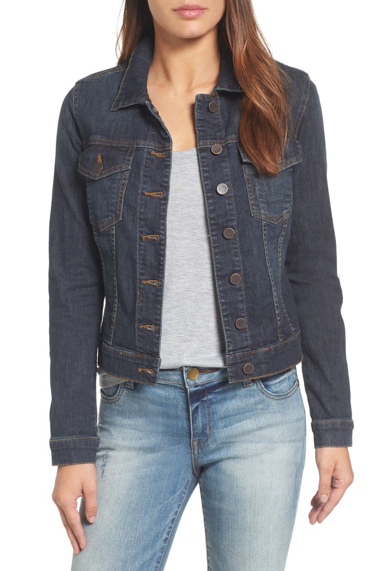 'Helena' Denim Jacket, Main, color, GRATITUDE