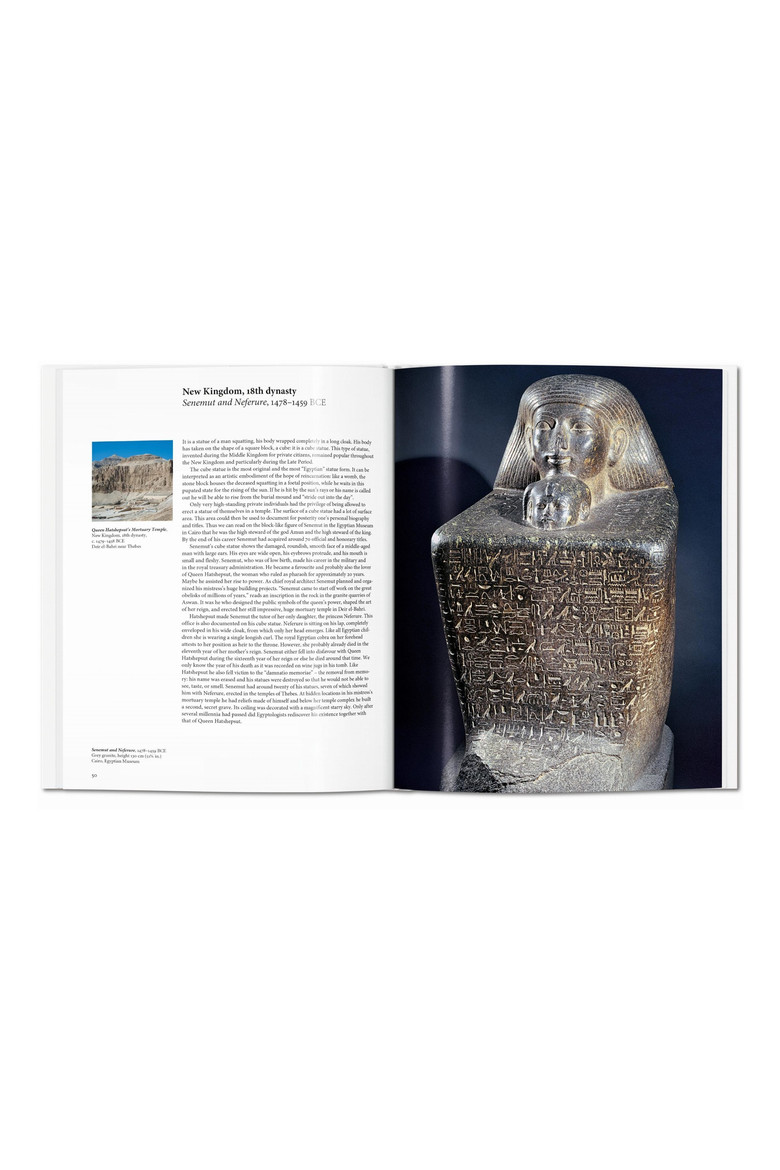 Egyptian Art Book, Alternate, color, White