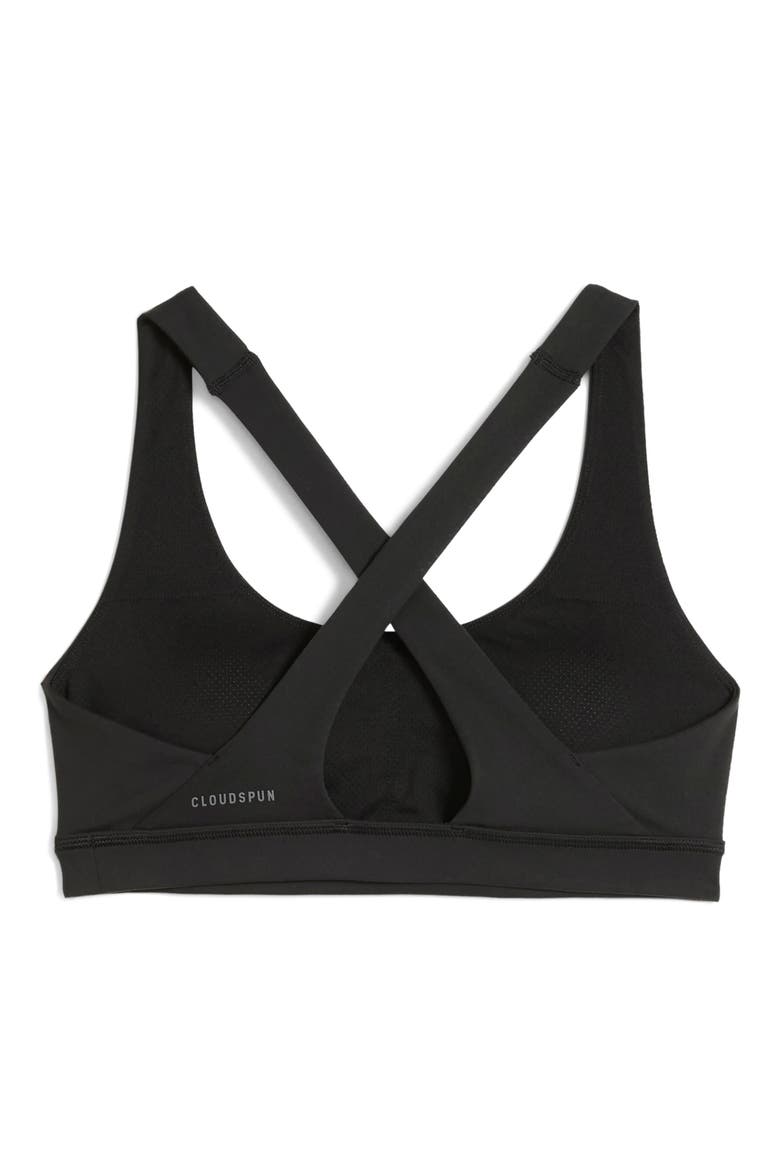 Cloudspun Mid Impact Sports Bra, Alternate, color, PUMA BLACK
