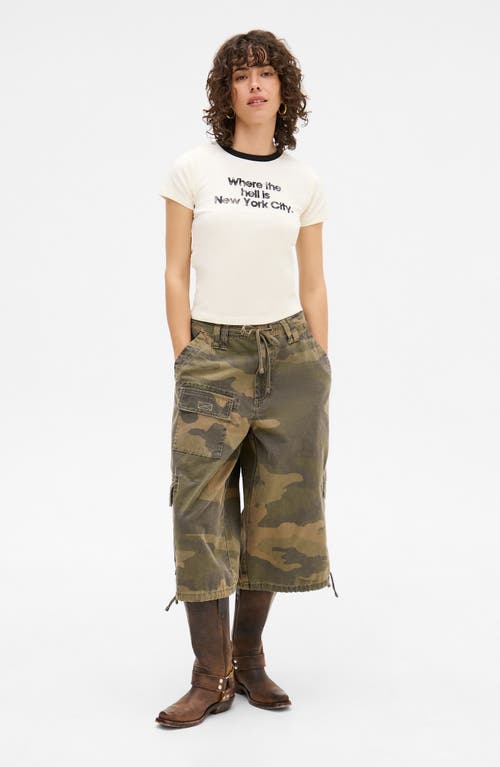 Bdg Urban Outfitters Where Is Nyc Baby Tee In White