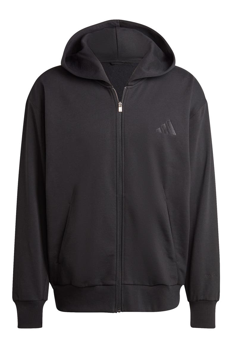 ALL SZN Fleece Full-Zip Hoodie, Main, color, BLACK