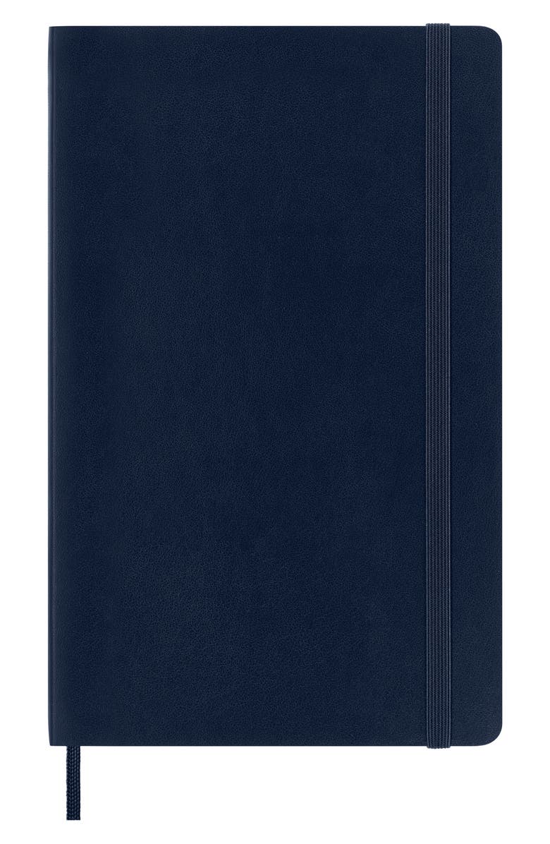 Moleskine Large Ruled Softcover Notebook, Alternate, color, Sapphire Blue