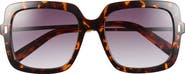 DIFF 54mm Square Sunglasses
