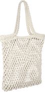 Faherty Sunwashed Macrame Tote