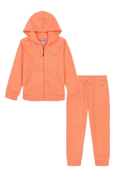 Kids' Terry Zip Hoodie & Joggers Set (Little Kid)