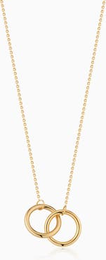 Oradina 14K Gold Forever Linked Necklace