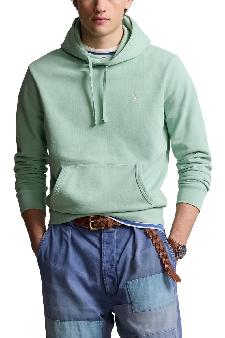 French Terry Hoodie, Main, color, CELADON