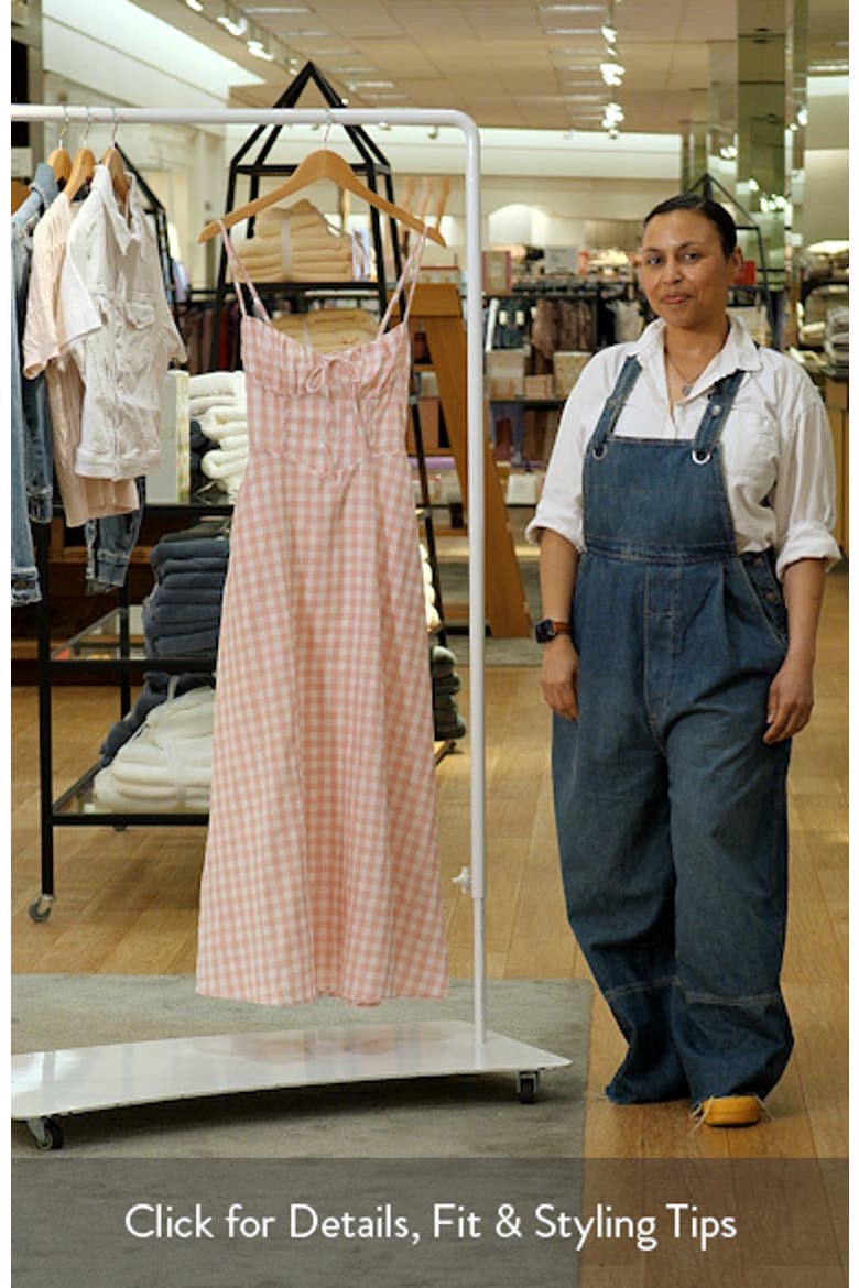 Tilbury Gingham Maxi Dress video
