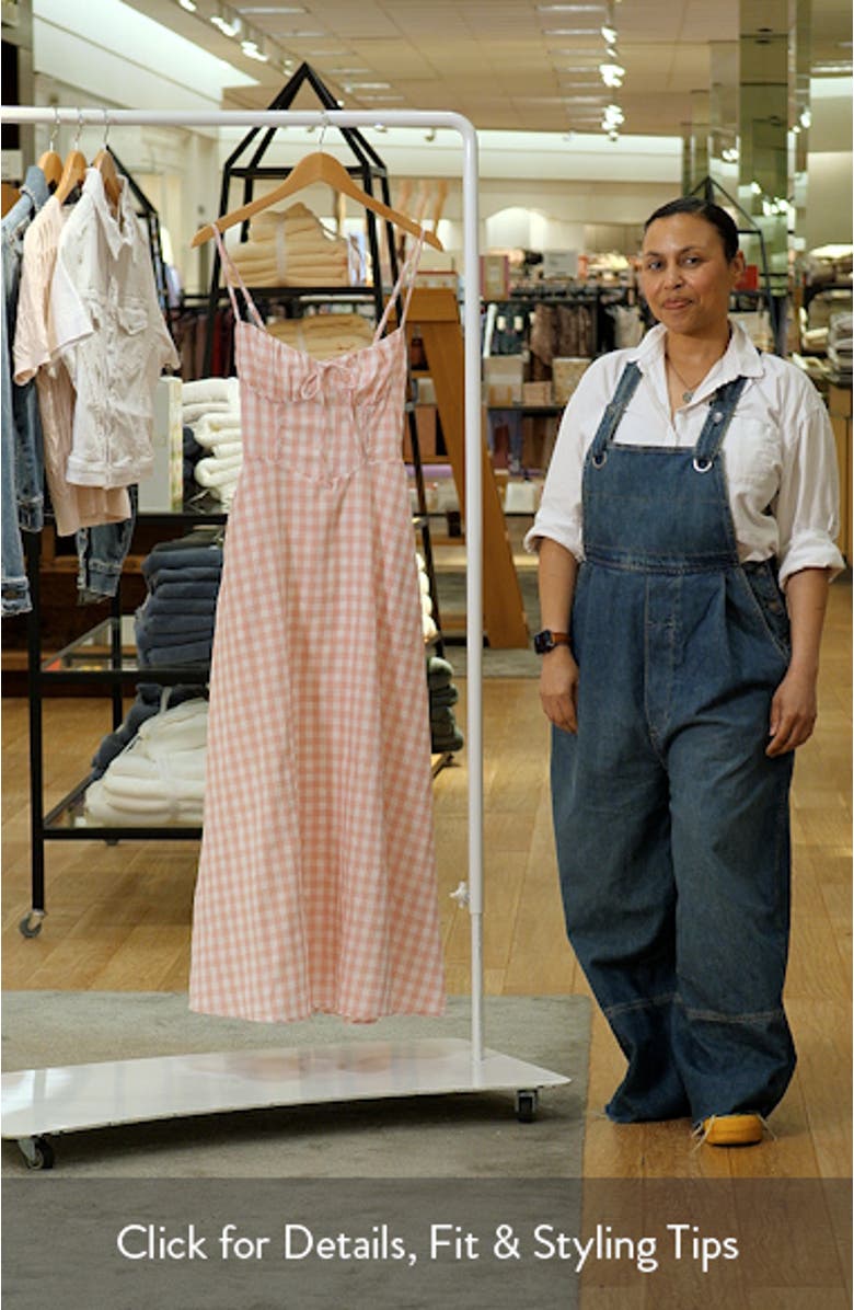 Tilbury Gingham Maxi Dress, sales video thumbnail