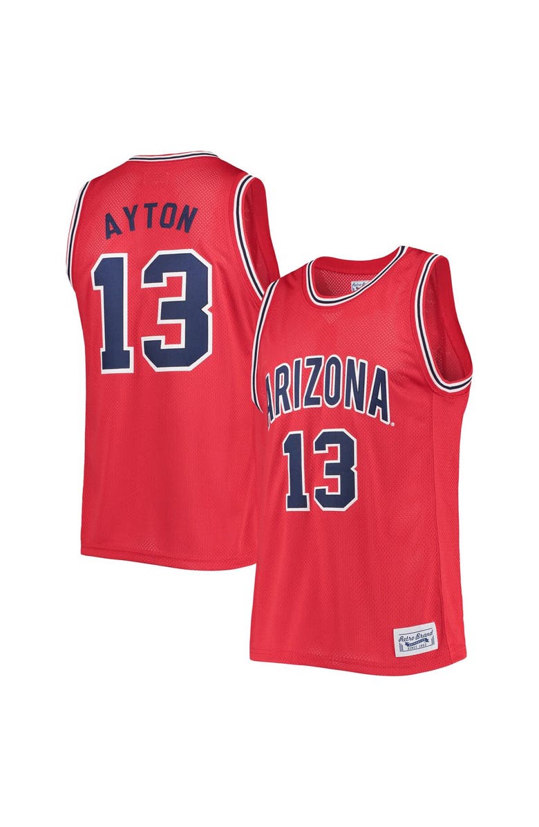 Retro Brand Men's Original Retro Brand Deandre Ayton Red Arizona Wildcats Commemorative Classic Basketball Jersey, Main, color, 