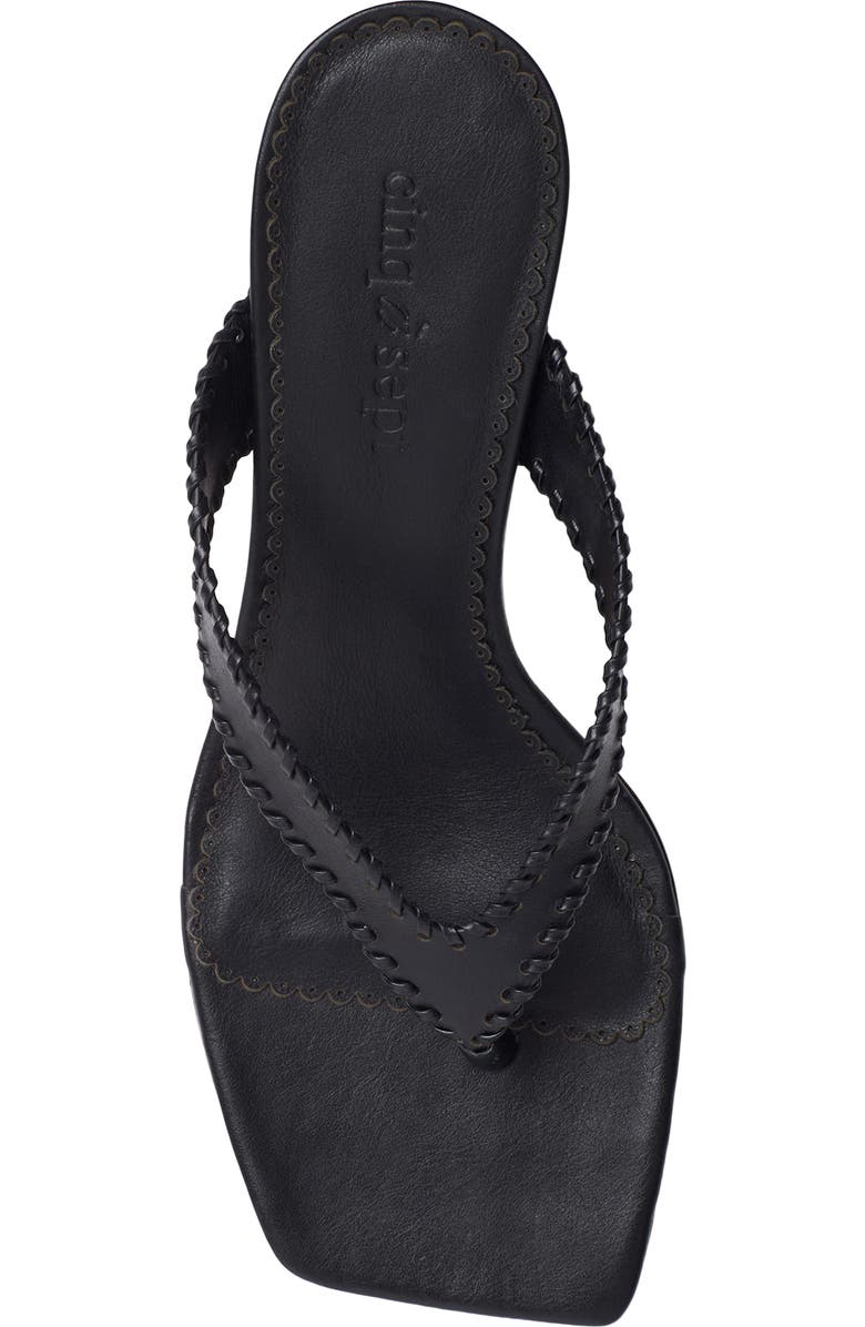 Cinq à Sept Frankie Thong Slide Sandal, Alternate, color, Black