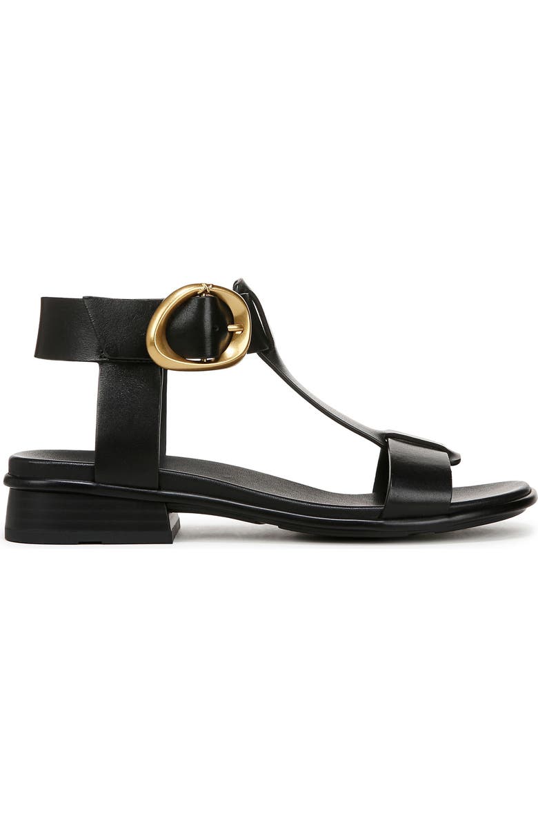 Naturalizer Brandy T-Strap Sandal, Alternate, color, Black