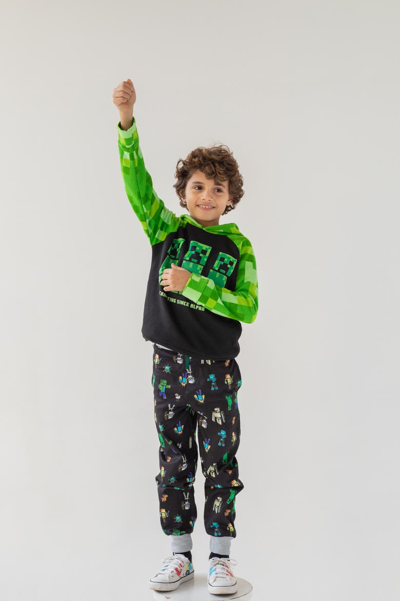 2-pack Fleece Jogger Pants (little Kid & Big Kid), Alternate, color, Heather Grey Black