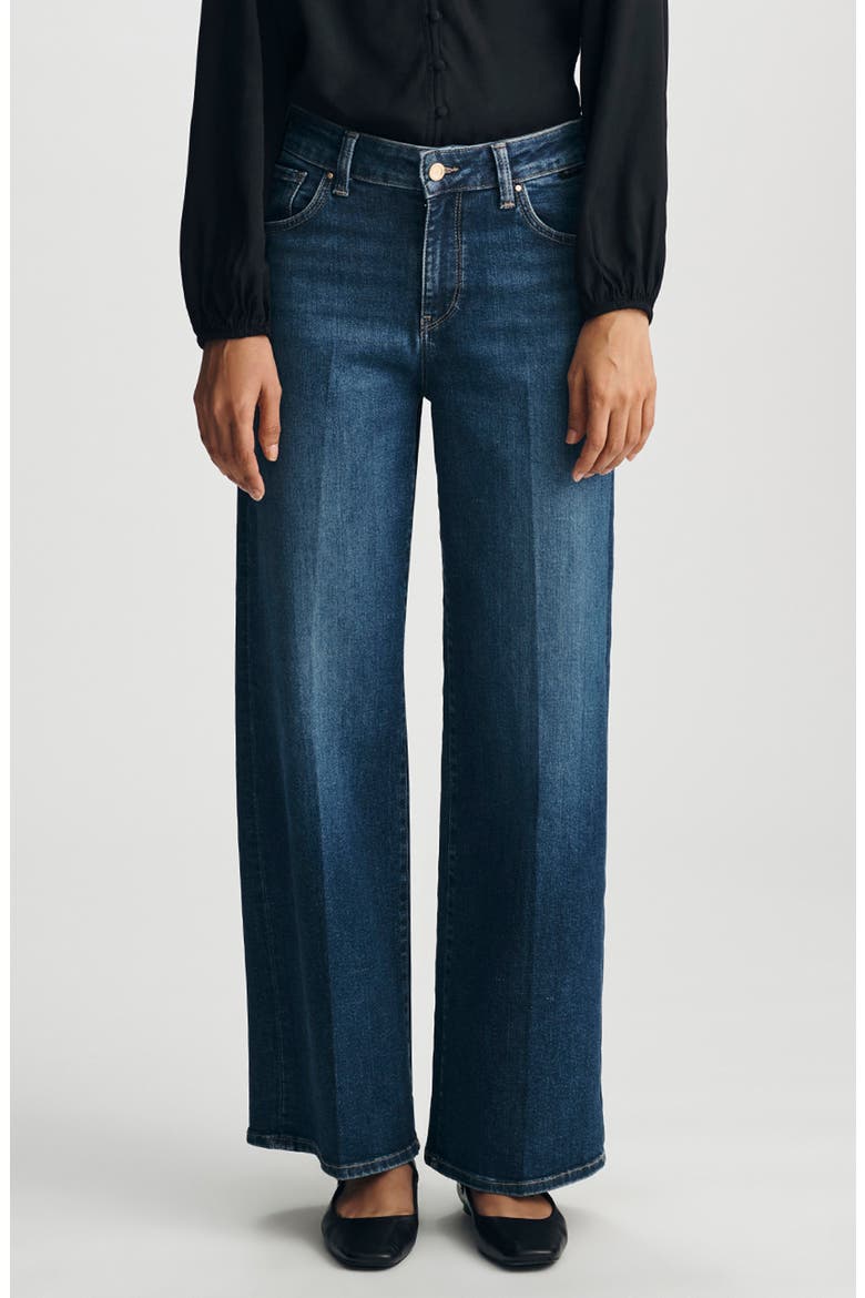 Paloma Wide Leg Jeans, Main, color, DARK BRUSHED GOLD PR