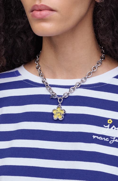 Marc Jacobs Daisy Puzzle Locket Necklace In Multi