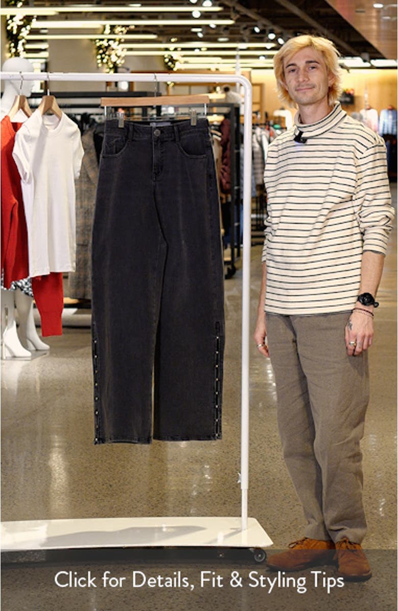 Sam 'Ab'Solution High Waist Wide Leg Jeans, sales video thumbnail