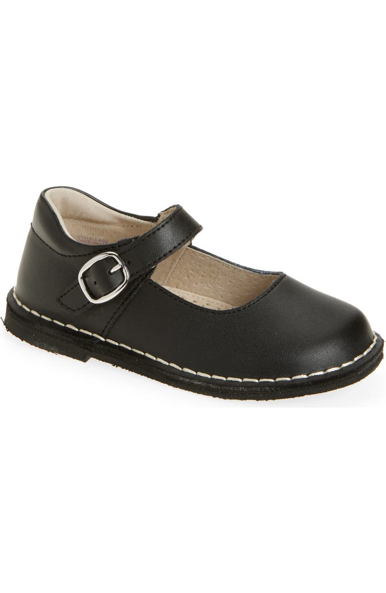 L'AMOUR Kids' Grace Mary Jane Flat, Main, color, Black