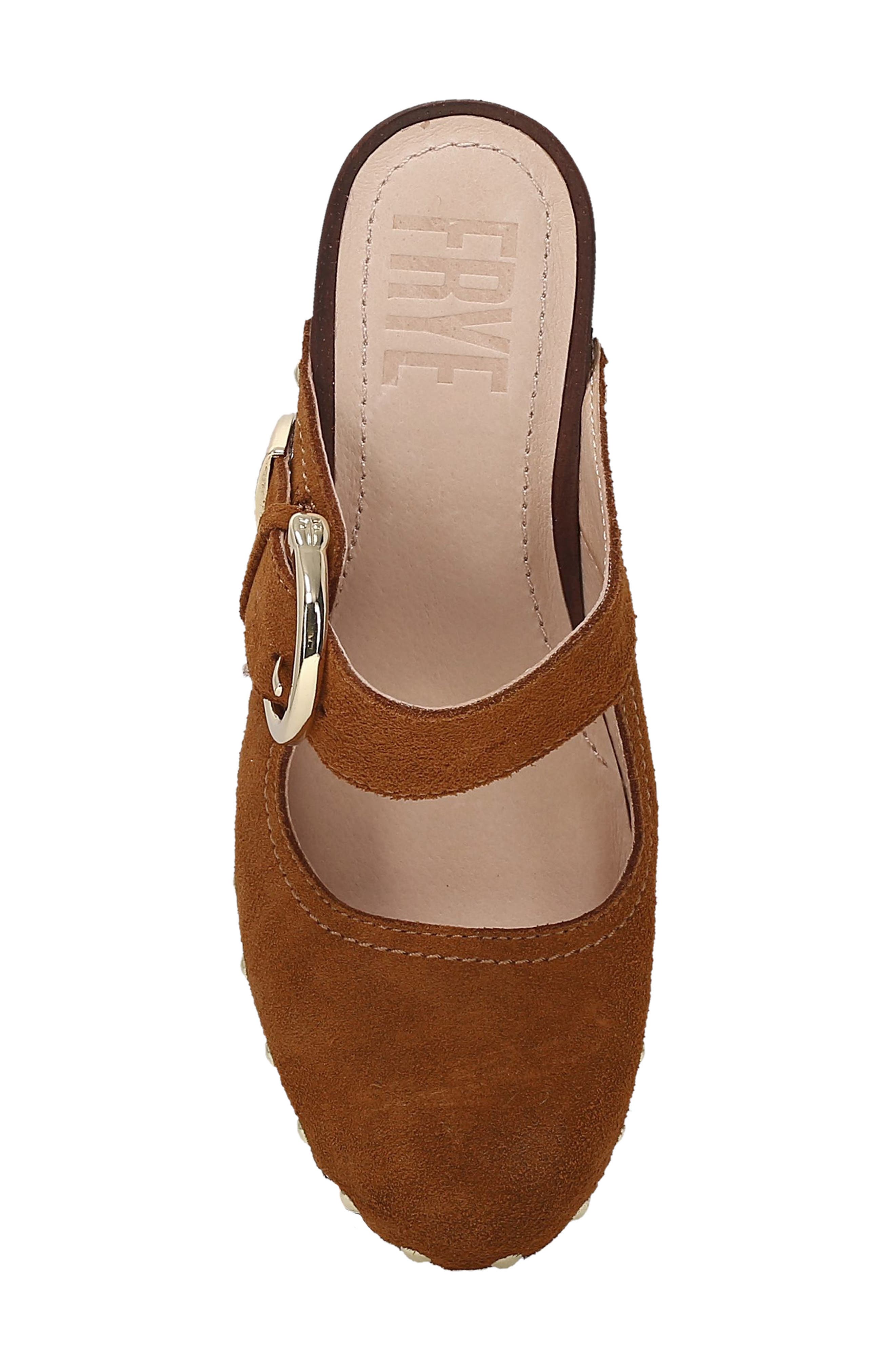 Cindy Buckle Clog, Alternate, color, CARAMEL
