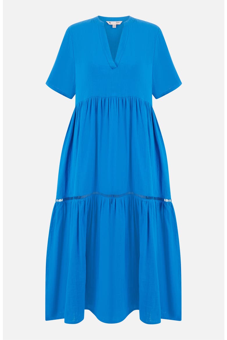 Cotton Kaftan Midi Dress, Alternate, color, Blue