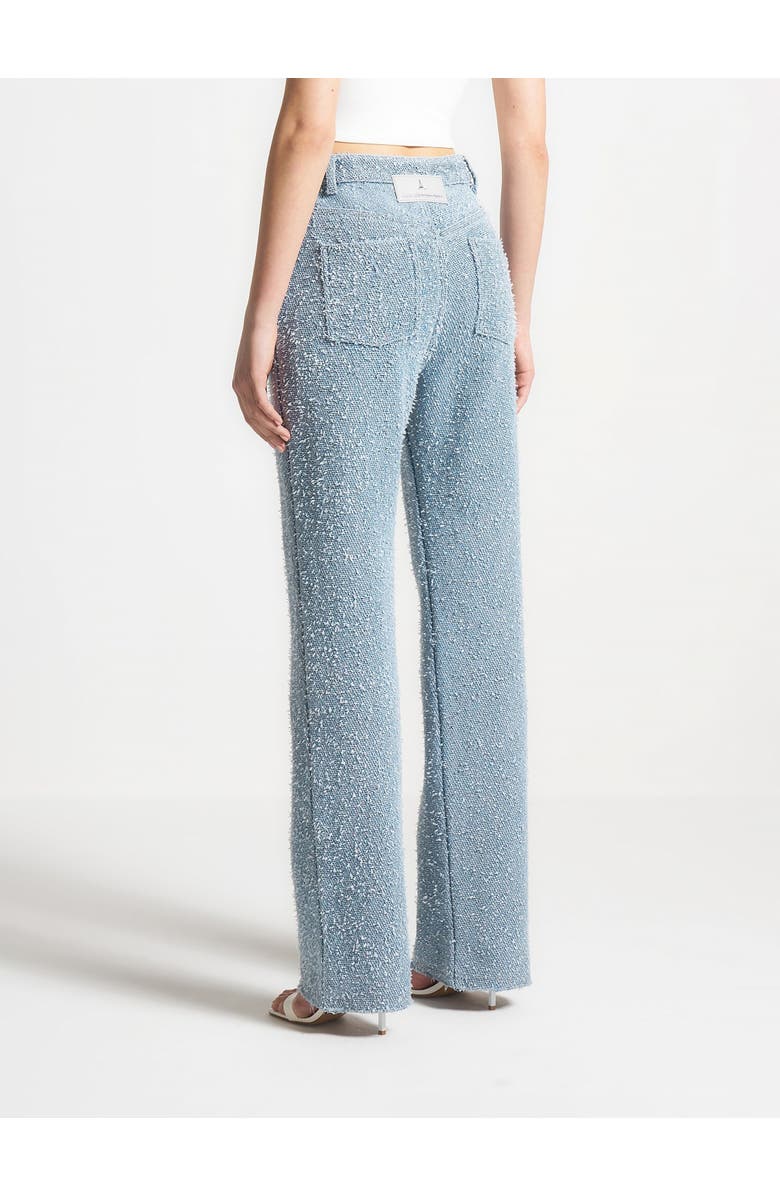 Manière De Voir Sara Boucle Straight Leg Jeans, Alternate, color, Light Blue