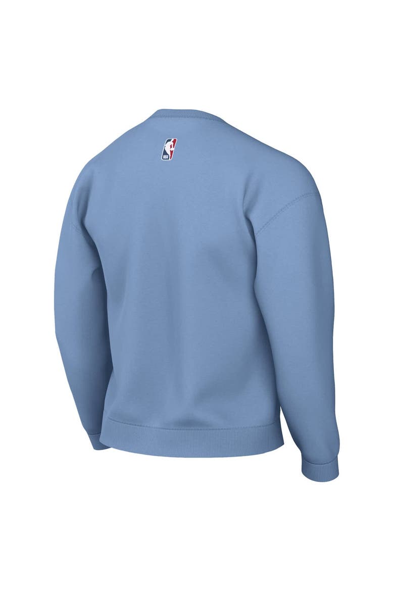 Men's Jordan Brand Light Blue Memphis Grizzlies Statement Edition Sweatshirt, Alternate, color, Light Blue
