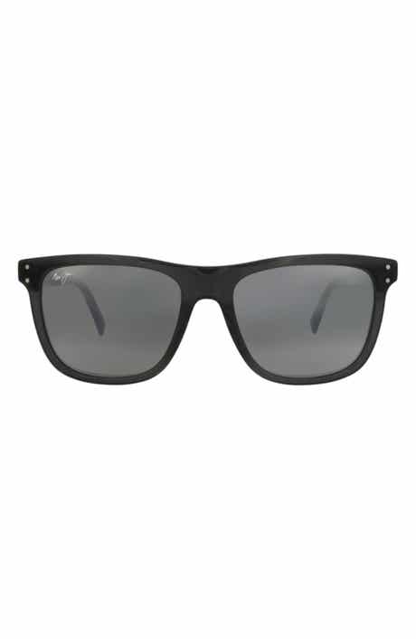 56mm Polarized Bi-Gradient Square Sunglasses