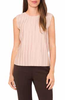 Halogen® Pleated Sleeveless Top