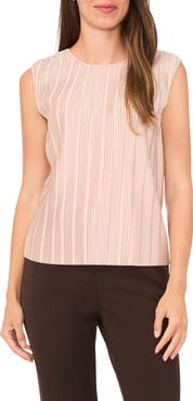 Halogen® Pleated Sleeveless Top