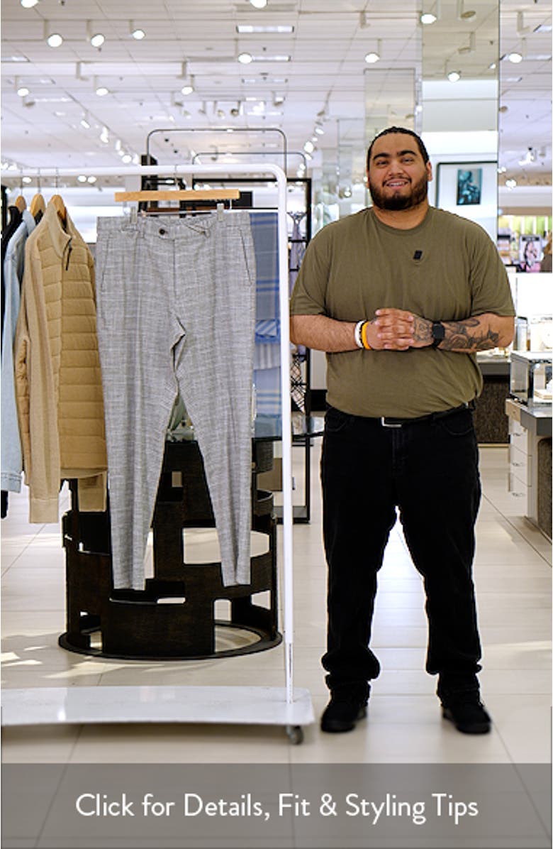 Primo Slim Fit Plaid Stretch Twill Chinos, sales video thumbnail