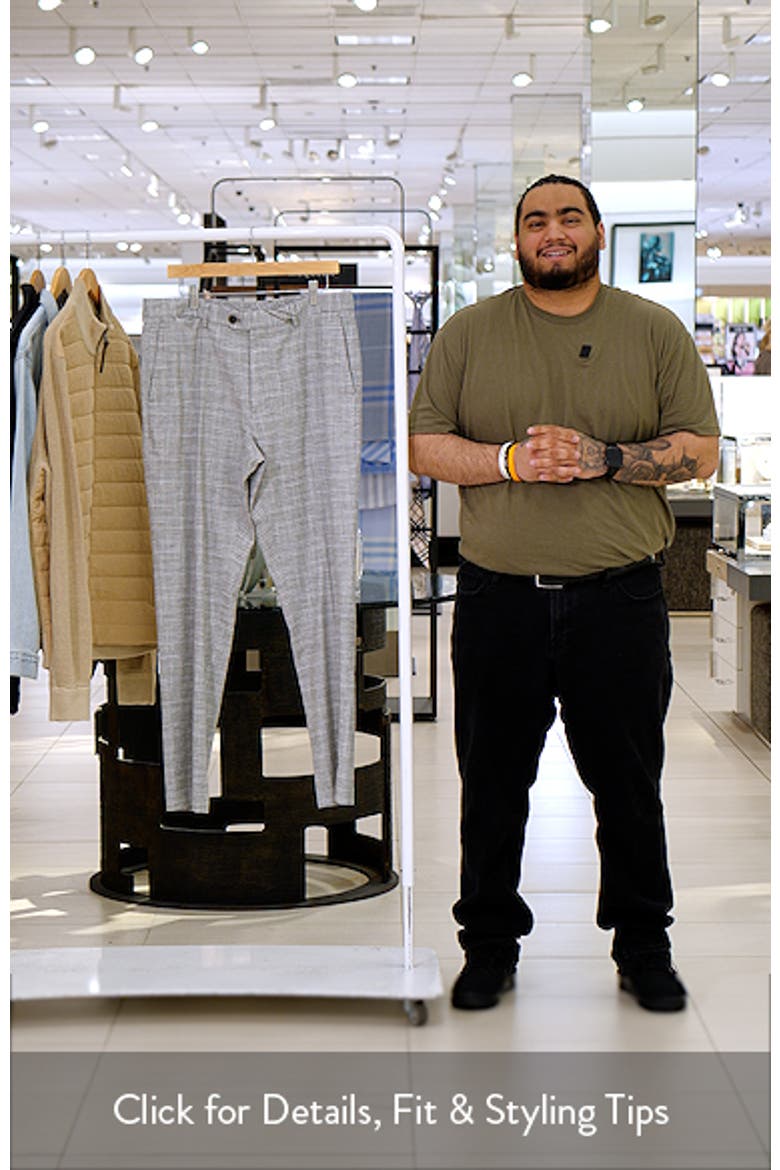 Primo Slim Fit Plaid Stretch Twill Chinos video