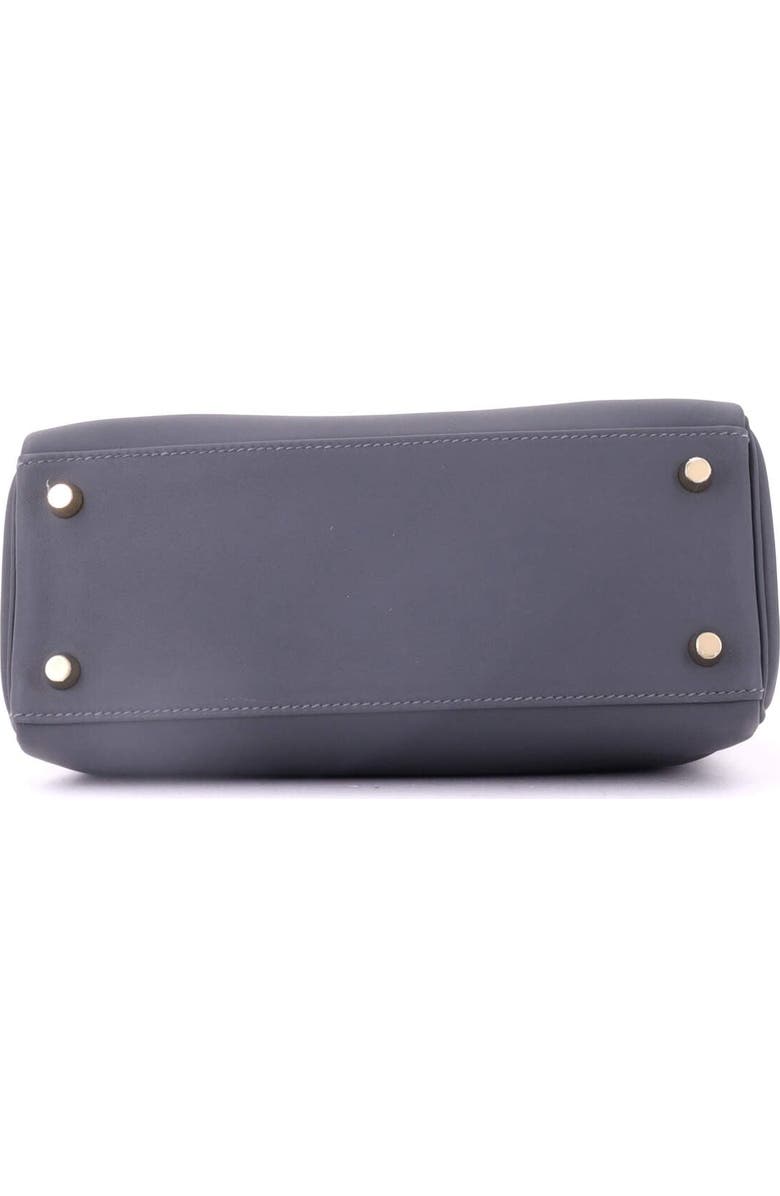 Pre-Owned Hermes Kelly Handbag Verso Swift with Permabrass Hardware 25, Alternate, color, Verso - Gris Misty/Noir