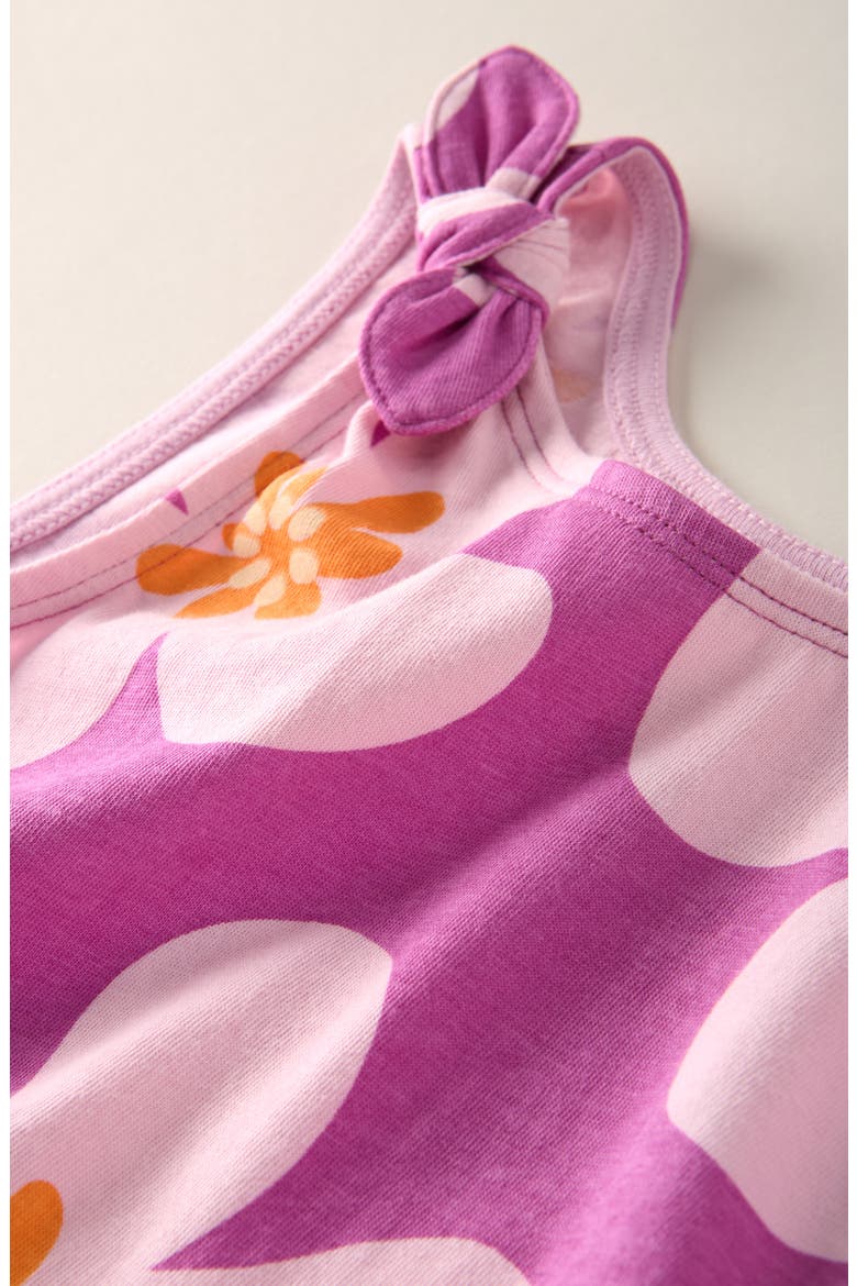Kids' Floral Cotton Peplum Tank, Alternate, color, PINK ROSEBUD BOLD FLORAL