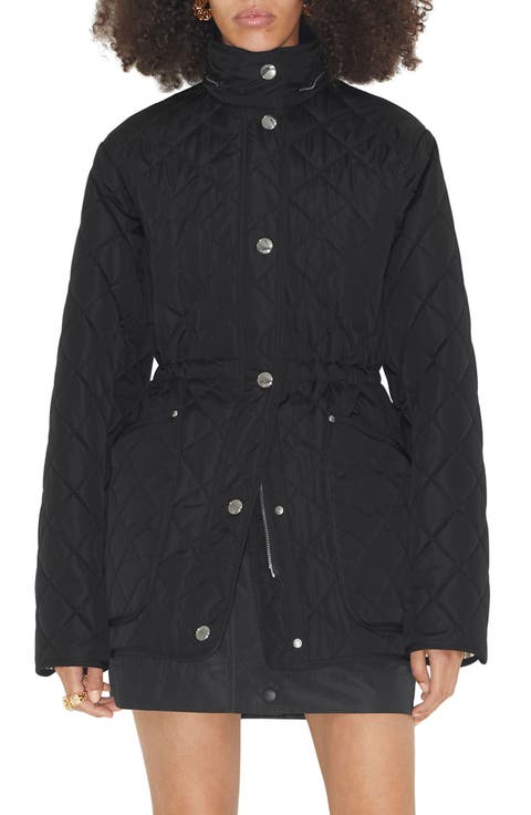 Roxbugh Diamond Quilted Nylon Hooded Jacket