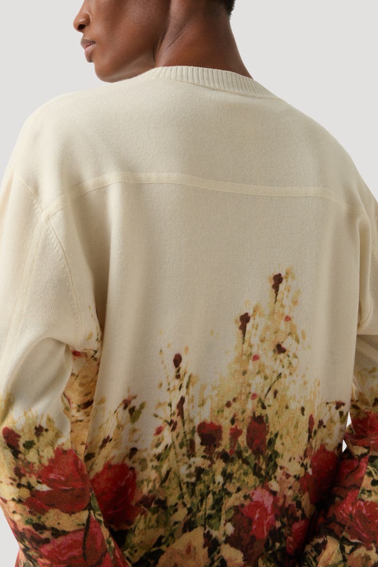 Cardigan Heidi, Alternate, color, Sand/red