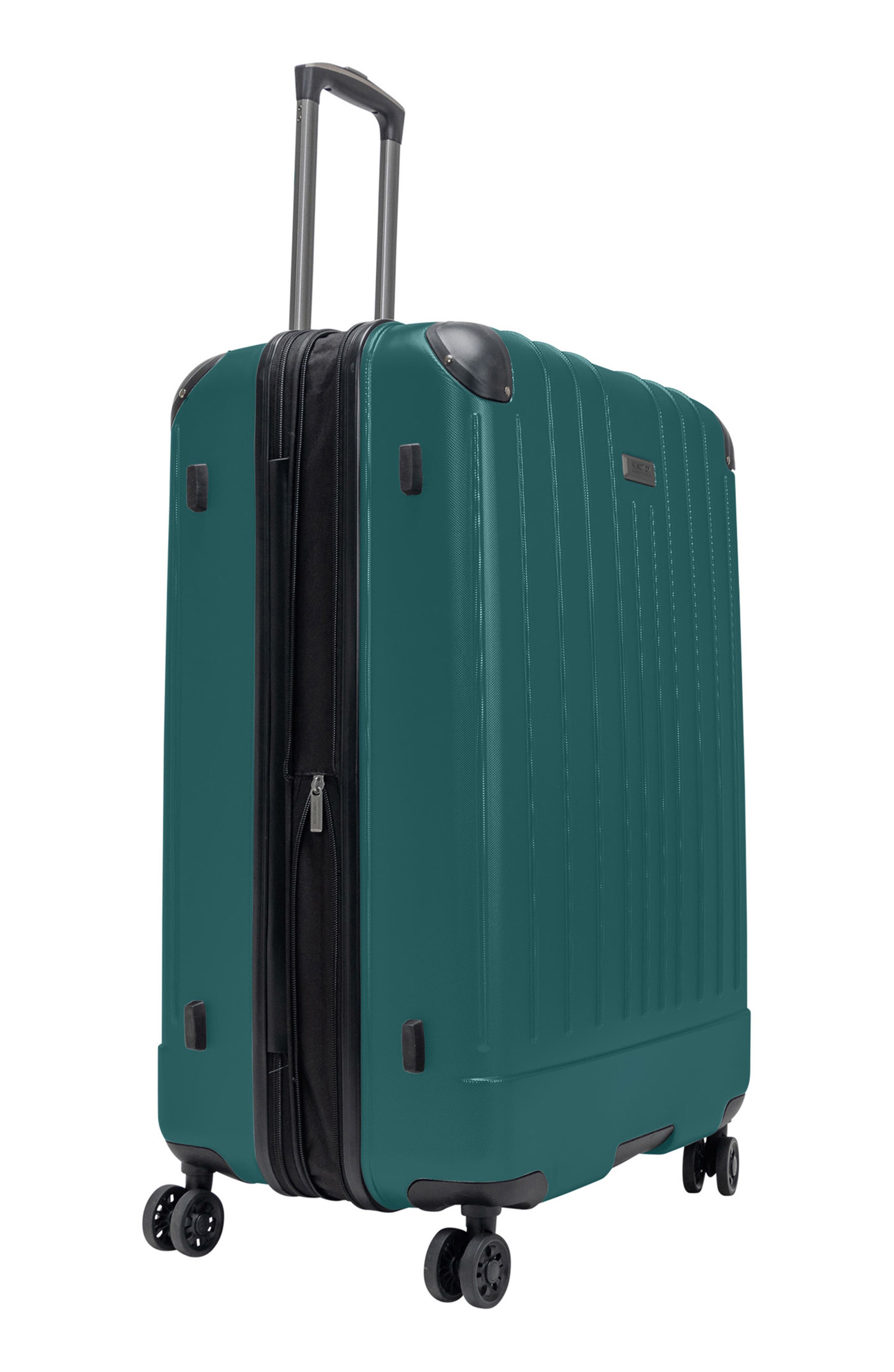 Kenneth Cole Flying Axis 20-Inch Hardside Carry-On Luggage, Alternate, color, Midnight Turquoise