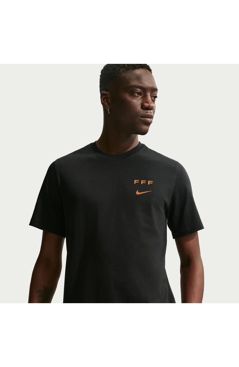 Nike Men's Nike Black France National Team Wordmark T-Shirt, Alternate, color, Black