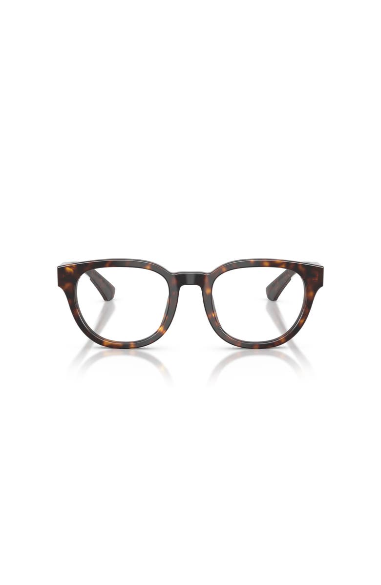 Burberry 51mm Round optical glasses, Alternate, color, Brown
