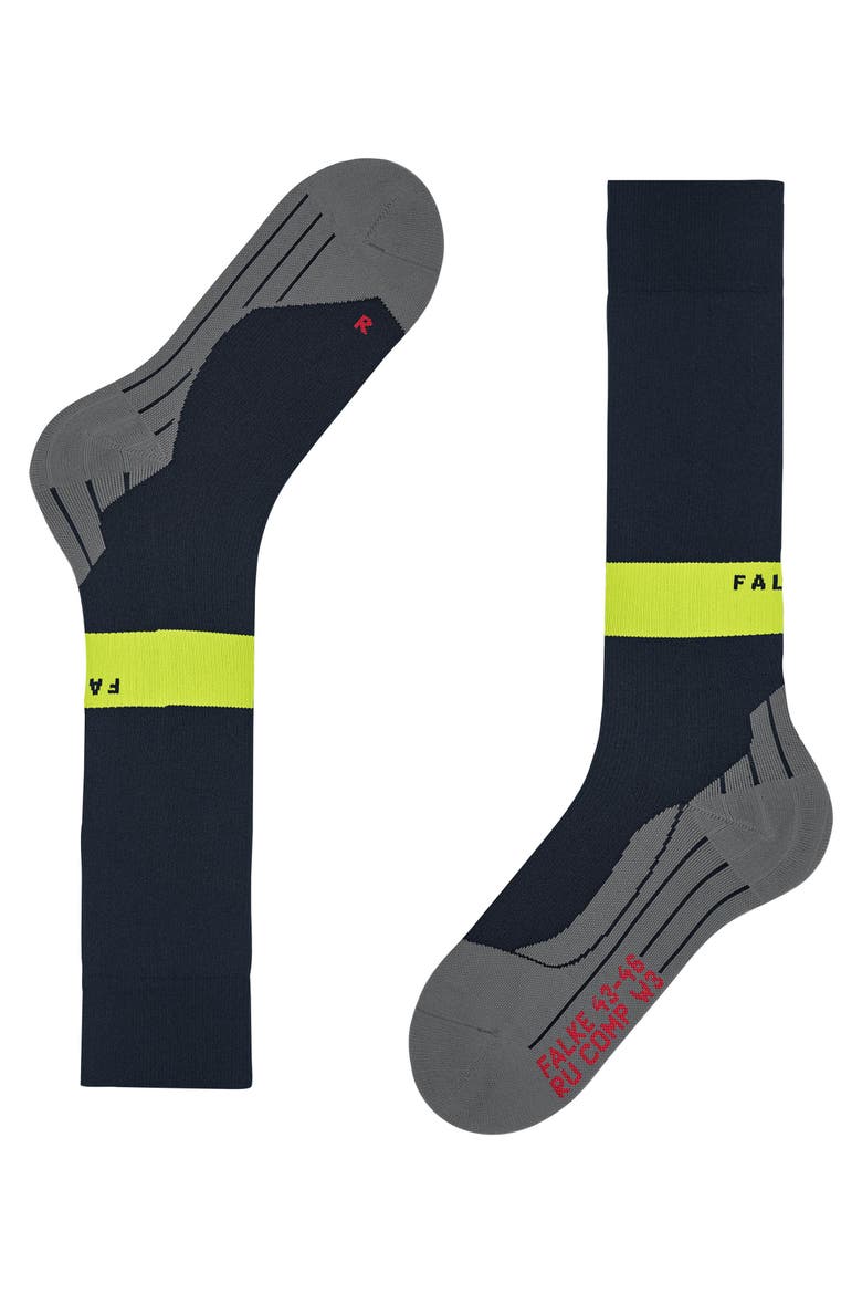 RU Compression Energy Running Socks, Alternate, color, Space Blue, W4